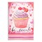 Stupell Industries Be Sweet Romantic Hearts Cupcake Wall Plaque Art